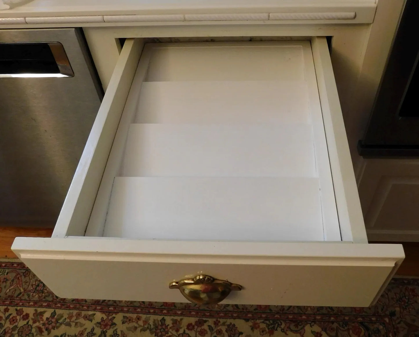 Drawer Insert Spice Rack Display - Custom Wood Spice Organizer for Kitchen Drawers - Signature Spice Storage Made in America