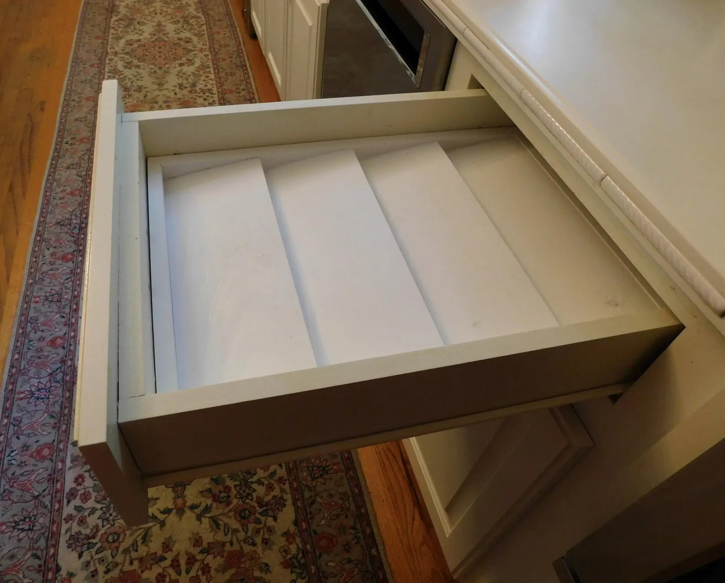 Drawer Insert Spice Rack Display - Custom Wood Spice Organizer for Kitchen Drawers - Signature Spice Storage Made in America