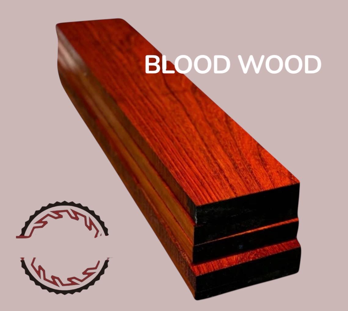 Thick As A Brick Multi Color Cutting Board – Walnut & Cherry with Bloodwood / Purpleheart Accents – Juice Groove, Handles, Non-Skid Feet 2”
