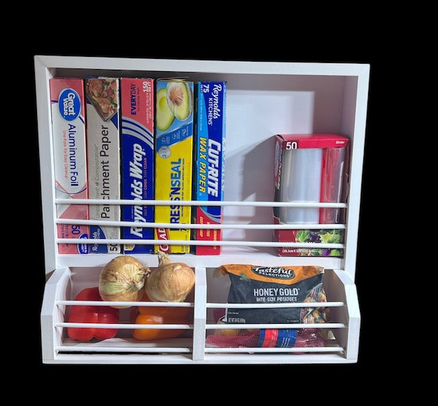 Bottom Section Wall / Door Mounted -  Spice Rack Organizer